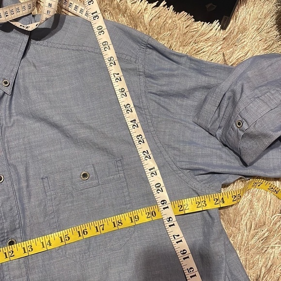 ROUNDTREE & Yorke Casual Long‎ Sleeve Button Down Mens Shirt - Picture 6 of 8